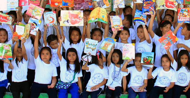 IN CELEBRATION OF THE DAY OF ACTION PBSP gives storybooks to schoolchildren