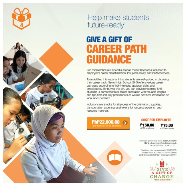 Give a Gift of Career Path Guidance