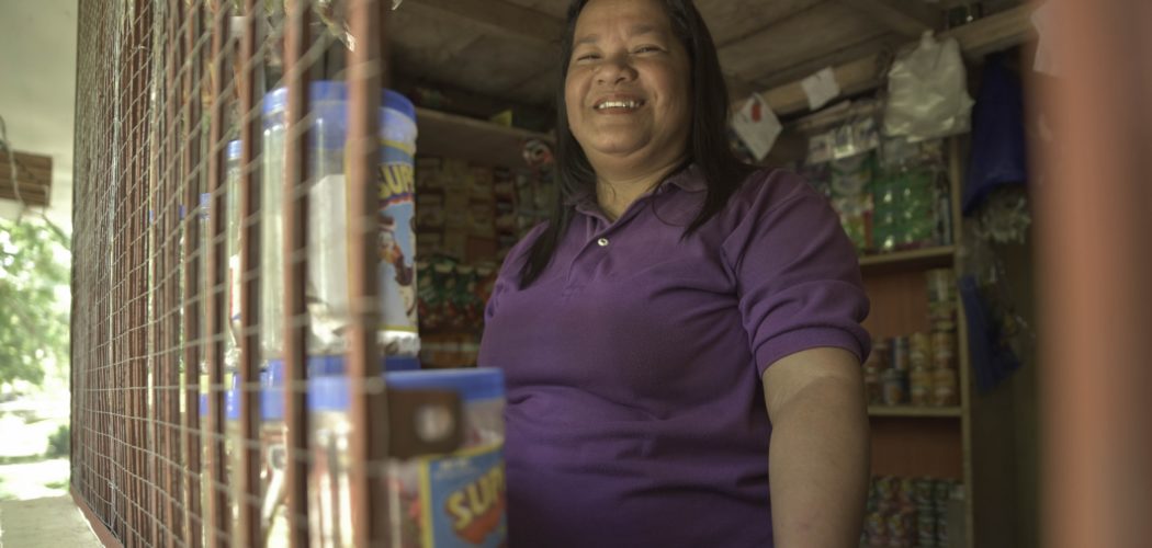 Esmeralda Castanares is one of the beneficiaries of PBSP's micro-financing program.